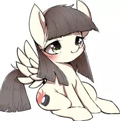 Size: 1335x1351 | Tagged: safe, artist:ccc, derpibooru import, wild fire, pegasus, pony, female, looking at you, mare, simple background, solo, white background