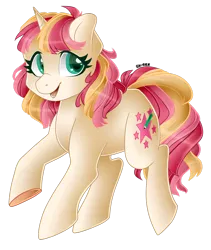 Size: 1024x1214 | Tagged: safe, artist:sk-ree, derpibooru import, oc, oc:starlet, unofficial characters only, pony, unicorn, female, mare, open mouth, simple background, smiling, solo, transparent background