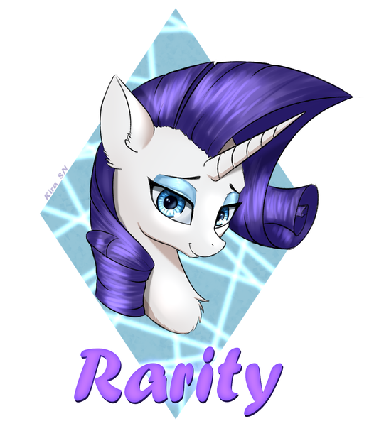 Size: 1262x1440 | Tagged: safe, artist:kirasunnight, derpibooru import, rarity, pony, unicorn, bust, chest fluff, female, lidded eyes, looking at you, mare, simple background, solo, transparent background