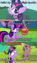 Size: 1280x2160 | Tagged: safe, derpibooru import, edit, edited screencap, screencap, smarty pants, twilight sparkle, pony, unicorn, a canterlot wedding, lesson zero, comic, crazy face, faic, female, food, magic, mare, sandwich, screencap comic, telekinesis, twilight snapple, unicorn twilight