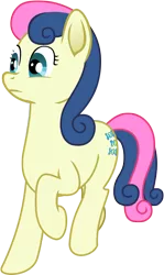 Size: 568x950 | Tagged: safe, artist:malte279, derpibooru import, bon bon, sweetie drops, earth pony, pony, female, free to use, mare, simple background, surprised, three quarter view, transparent background, vector