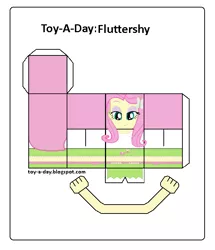 Size: 600x699 | Tagged: safe, artist:grapefruitface1, derpibooru import, fluttershy, equestria girls, arts and crafts, craft, papercraft, printable, solo, toy a day