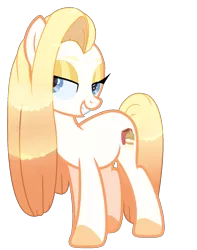 Size: 1006x1277 | Tagged: safe, artist:qatsby, derpibooru import, oc, oc:coffee cake, unofficial characters only, earth pony, pony, base used, eyeshadow, female, lidded eyes, makeup, mare, offspring, parent:donut joe, parent:pinkie pie, parents:pinkiejoe, simple background, solo, transparent background