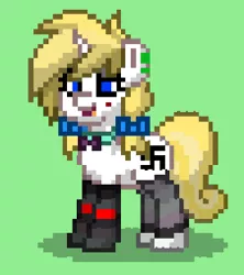 Size: 226x255 | Tagged: safe, derpibooru import, oc, oc:adalinde brandt, unofficial characters only, pony, unicorn, pony town, aryan, aryan pony, blonde, nazi, nazipone, swastika