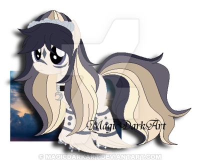 Size: 400x326 | Tagged: safe, artist:magicdarkart, derpibooru import, oc, unofficial characters only, original species, pony, astral pony, female, obtrusive watermark, simple background, solo, transparent background, watermark