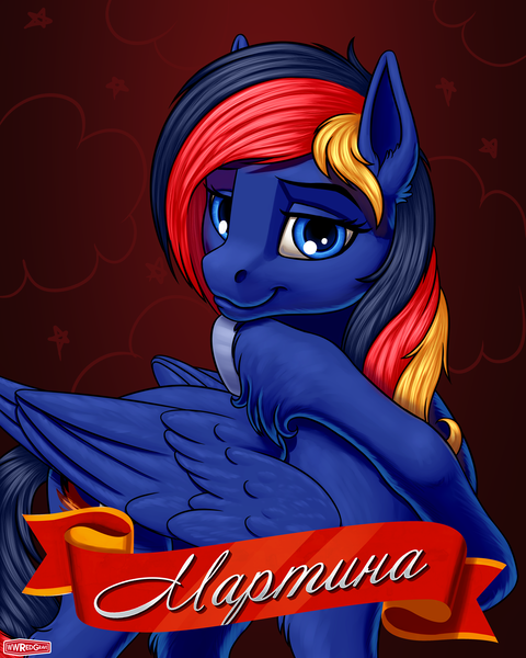 Size: 1536x1920 | Tagged: safe, artist:wwredgrave, derpibooru import, oc, oc:martina, unofficial characters only, pegasus, pony, female, hooves, mare, solo, wings