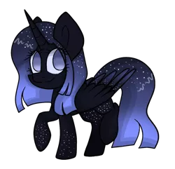 Size: 1024x989 | Tagged: safe, artist:mintoria, derpibooru import, oc, oc:night vision, alicorn, pony, female, mare, simple background, solo, transparent background