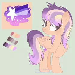 Size: 406x408 | Tagged: safe, artist:starfalldawn, derpibooru import, oc, oc:starfall sparkle, pegasus, pony, female, mare, offspring, parent:flash sentry, parent:twilight sparkle, parents:flashlight, simple background, solo