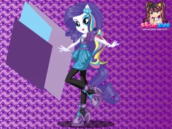 Size: 794x598 | Tagged: safe, artist:user15432, derpibooru import, rarity, human, equestria girls, rainbow rocks, clothes, dress, dressup, dressup game, equestria girls rainbow rocks, female, hairpin, hasbro, hasbro studios, leggings, ponied up, pony ears, rainbow hair, shoes, starsue