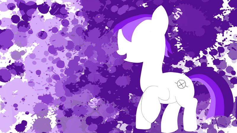 Size: 1920x1080 | Tagged: safe, artist:tempestdk, derpibooru import, oc, oc:puff smarts, unofficial characters only, earth pony, pony, abstract background, colt, cutie mark, female, foal, hooves, lineless, male, mare, minimalist, modern art, nudity, open mouth, raised hoof, silhouette, solo, wallpaper