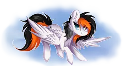 Size: 3182x1700 | Tagged: safe, artist:woonborg, derpibooru import, oc, oc:rainy sky, unofficial characters only, pegasus, pony, cheek fluff, chest fluff, cutie mark, ear fluff, female, fluffy, flying, mare, simple background, smiling, solo, transparent background, wings, ych result