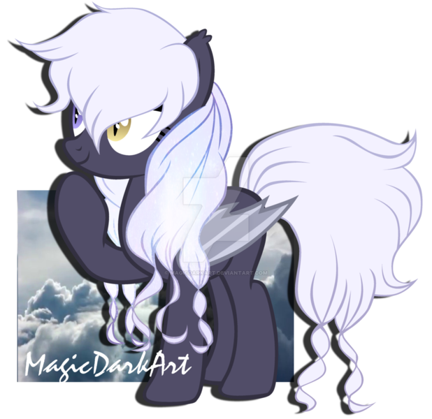 Size: 1024x994 | Tagged: safe, artist:magicdarkart, derpibooru import, oc, oc:wine, unofficial characters only, bat pony, pony, female, heterochromia, mare, simple background, solo, transparent background, watermark