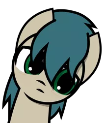 Size: 1350x1575 | Tagged: safe, artist:darksoma, derpibooru import, oc, oc:cloudy blossom, unofficial characters only, earth pony, pony, bust, female, frown, gamejolt, head tilt, mare, portrait, silent hill deadline, simple background, solo, transparent background