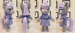 Size: 1024x453 | Tagged: safe, artist:plushypuppy, derpibooru import, maud pie, earth pony, pony, anthro plushie, bipedal, clothes, dress, female, irl, mare, photo, plushie, solo, standing