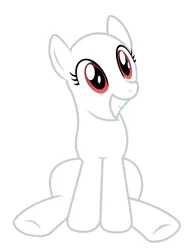 Size: 719x937 | Tagged: artist:darkstorm619, derpibooru import, no mane, no tail, oc, oc:beyondy supreme, safe, simple background, sitting, solo, unofficial characters only, white background