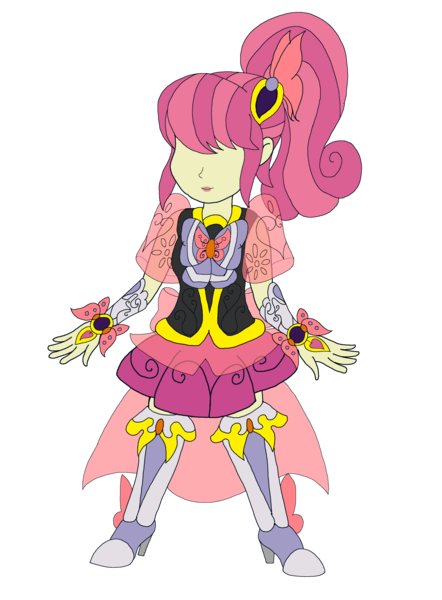 Size: 2536x3446 | Tagged: safe, artist:pokecure123, derpibooru import, diwata aino, fairy, equestria girls, background human, brawler, fantasy, fighter, simple background, soldier, solo, transparent background, wip