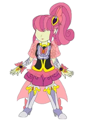 Size: 2536x3446 | Tagged: safe, artist:pokecure123, derpibooru import, diwata aino, fairy, equestria girls, background human, brawler, fantasy, fighter, simple background, soldier, solo, transparent background, wip