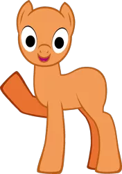 Size: 1228x1749 | Tagged: safe, artist:grapefruitface1, derpibooru import, ponified, pony, pony creator, looking at you, morph, simple background, solo, transparent background, waving