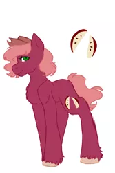 Size: 1024x1536 | Tagged: safe, artist:helianas, derpibooru import, oc, oc:melrose, unofficial characters only, earth pony, pony, cowboy hat, female, hat, mare, offspring, parent:big macintosh, parent:cheerilee, parents:cheerimac, simple background, solo, stetson, unshorn fetlocks, white background