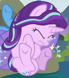 Size: 621x707 | Tagged: safe, derpibooru import, screencap, starlight glimmer, trixie, pony, unicorn, to change a changeling, cropped, eyes closed, solo, solo focus