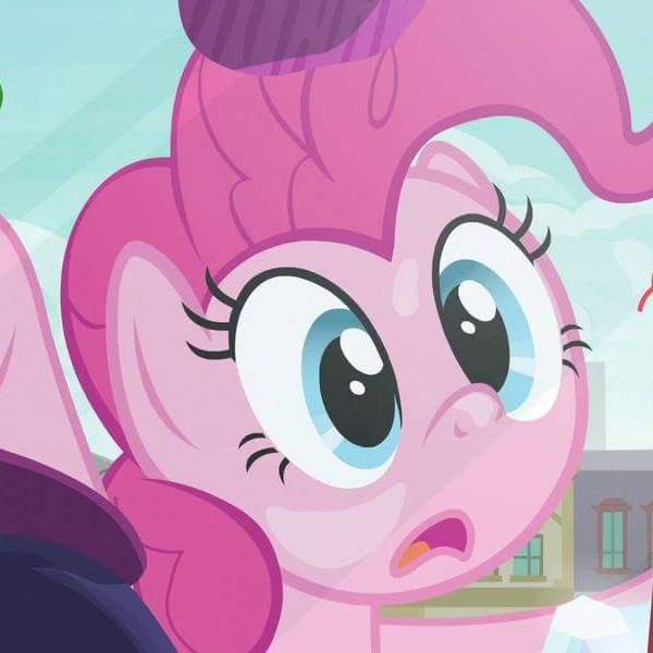 Size: 600x600 | Tagged: safe, derpibooru import, screencap, pinkie pie, the gift of the maud pie, against glass, cropped, cute, glass, solo