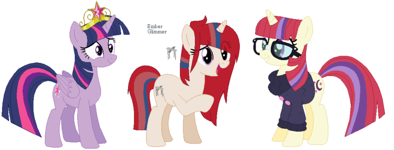 Size: 1132x432 | Tagged: alicorn, artist:creepysteeple, artist:goldengallows, big crown thingy, derpibooru import, family, female, jewelry, lesbian, magical lesbian spawn, moondancer, offspring, parents:twidancer, regalia, safe, shipping, simple background, twidancer, twilight sparkle, twilight sparkle (alicorn), white background