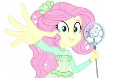 Size: 2048x1316 | Tagged: safe, derpibooru import, edit, edited screencap, editor:lonely fanboy48, screencap, fluttershy, equestria girls, equestria girls series, so much more to me, background removed, clothes, cute, looking at you, microphone, simple background, singing, solo, transparent background