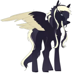 Size: 1524x1503 | Tagged: safe, artist:skimea, derpibooru import, oc, oc:zephyrus, pegasus, pony, male, simple background, solo, stallion, transparent background, two toned wings