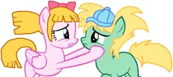 Size: 732x326 | Tagged: safe, artist:3d4d, derpibooru import, ponified, pony, arnold shortman, base used, helga pataki, hey arnold