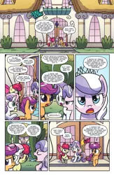 Size: 854x1313 | Tagged: apple bloom, artist:agnesgarbowska, cutie mark crusaders, derpibooru import, diamond tiara, idw, ponyville mysteries, safe, scootaloo, spoiler:comic, spoiler:comicponyvillemysteries3, sweetie belle