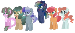 Size: 1024x461 | Tagged: safe, artist:leanne264, derpibooru import, oc, unofficial characters only, dracony, earth pony, hybrid, pegasus, pony, base used, female, interspecies offspring, mare, movie accurate, offspring, parent:applejack, parent:bulk biceps, parent:caramel, parent:cheese sandwich, parent:flash sentry, parent:fluttershy, parent:pinkie pie, parent:rainbow dash, parent:rarity, parent:soarin', parent:spike, parent:twilight sparkle, parents:carajack, parents:cheesepie, parents:flashlight, parents:flutterbulk, parents:soarindash, parents:sparity, simple background, transparent background