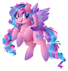 Size: 1024x1072 | Tagged: safe, artist:sk-ree, derpibooru import, oc, oc:candy cloud, pegasus, pony, female, mare, simple background, solo, transparent background, two toned wings