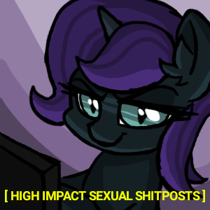 Size: 300x300 | Tagged: safe, artist:plunger, derpibooru import, oc, oc:nyx, unofficial characters only, alicorn, pony, 4chan, alicorn oc, drawthread, ear fluff, female, filly, high impact sexual violence, request, shitposting, slit eyes, subtitles