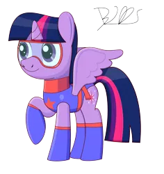 Size: 1885x2000 | Tagged: alicorn, alter ego, artist:trackheadtherobopony, clothes, derpibooru import, leotard, safe, signature, simple background, solo, superhero, transparent background, twilight sparkle, twilight sparkle (alicorn)