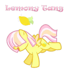 Size: 700x703 | Tagged: safe, artist:andy-hazards, derpibooru import, oc, oc:lemony tang, unofficial characters only, pegasus, pony, base used, female, filly, magical lesbian spawn, offspring, parent:bon bon, parent:lyra heartstrings, parents:lyrabon, simple background, solo, transparent background