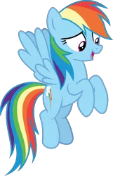 Size: 3846x5987 | Tagged: safe, artist:sinkbon, derpibooru import, rainbow dash, pegasus, pony, the mean 6, female, mare, simple background, solo, transparent background, vector