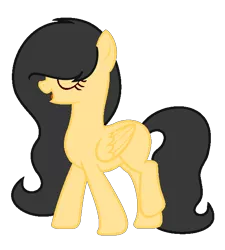 Size: 587x651 | Tagged: safe, artist:crystalponyart7669, derpibooru import, oc, oc:black lily, pegasus, pony, base used, female, mare, simple background, solo, transparent background