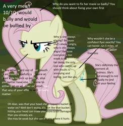 Size: 1110x1139 | Tagged: 10/10, analysis, bronybait, clone, cropped, derpibooru import, edit, edited screencap, mean fluttershy, safe, screencap, solo, the mean 6