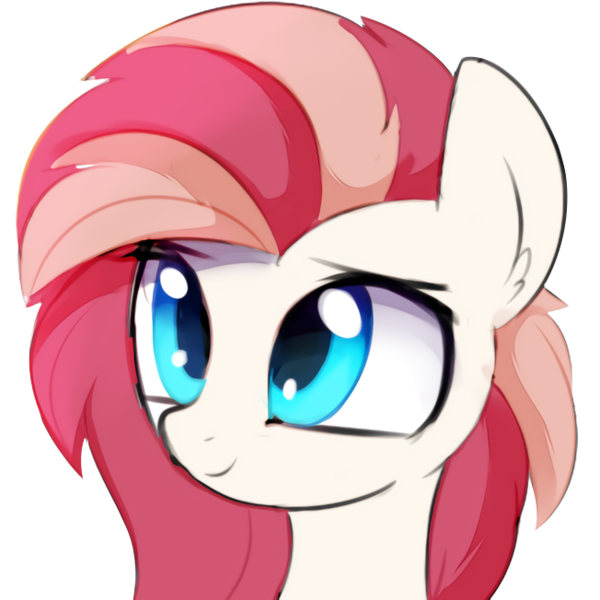 Size: 652x652 | Tagged: safe, artist:aureai-sketches, derpibooru import, oc, oc:aureai, unofficial characters only, pegasus, pony, bust, ear fluff, female, happy, mare, missing accessory, simple background, smiling, solo, transparent background