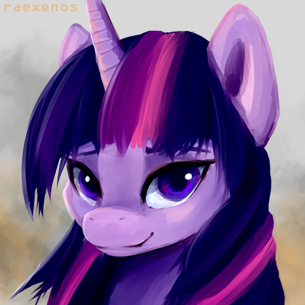 Size: 3000x3000 | Tagged: safe, artist:skylacuna, derpibooru import, twilight sparkle, pony, unicorn, bust, cute, digital art, female, high res, looking at you, mare, portrait, practice drawing, solo, unicorn twilight