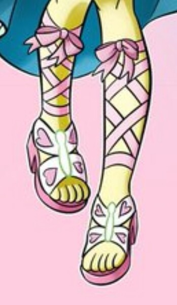 Size: 717x1234 | Tagged: safe, artist:chibi-jen-hen, derpibooru import, fluttershy, equestria girls, equestria girls series, cropped, feet, legs, needs more resolution, pictures of legs, sandals