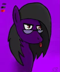 Size: 461x549 | Tagged: safe, artist:chet_volaner, derpibooru import, oc, oc:chet volaner, unofficial characters only, glasses, solo, tongue out