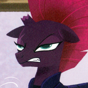 Size: 305x305 | Tagged: safe, artist:amy mebberson, derpibooru import, tempest shadow, pony, the great princess caper, solo