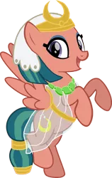 Size: 2352x3716 | Tagged: safe, artist:crisostomo-ibarra, derpibooru import, somnambula, pegasus, pony, female, glowpaz, mare, on one hoof, rearing, simple background, smiling, transparent background