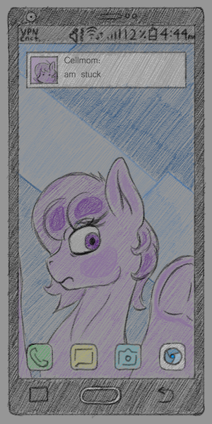 Size: 600x1200 | Tagged: safe, artist:stray prey, derpibooru import, oc, oc:codpone, abstract background, against glass, cheek squish, glass, icon, low battery, mobile phone, notification, phone, squishy cheeks, text message, trapped, worried