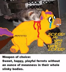 Size: 462x503 | Tagged: 1000 hours in ms paint, abuse, artist:ferrotter, blood, box, carpet, crying, derpibooru import, diarrhea, fart noise, ferret, fetish, fluffy pony, fluffy pony grimdark, grimdark, onomatopoeia, poop, pooping, scaredy poopies, scat, sound effects, weapon of choice