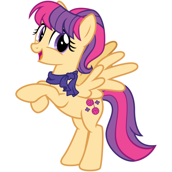 Size: 3200x3200 | Tagged: safe, artist:cheezedoodle96, derpibooru import, idw, auntie lofty, pegasus, pony, ponyville mysteries, spoiler:comic, spoiler:comicponyvillemysteries3, .svg available, alternate design, clothes, female, idw showified, looking at you, mare, rearing, scarf, simple background, spread wings, svg, transparent background, vector, wings