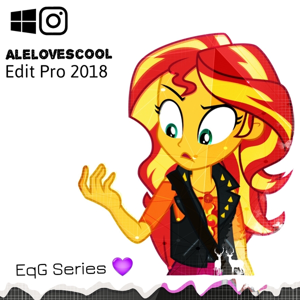 Size: 1773x1773 | Tagged: safe, derpibooru import, edit, edited edit, edited screencap, editor:alelovescool, screencap, sunset shimmer, equestria girls, equestria girls series, alelovescool-es, picsart, pixlr, solo