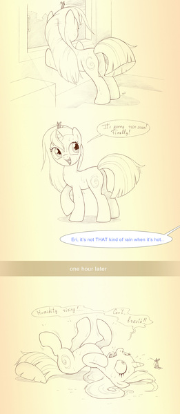 Size: 1227x2816 | Tagged: safe, artist:sherwoodwhisper, derpibooru import, oc, oc:eri, unofficial characters only, mouse, pony, unicorn, comic, dialogue, female, mare