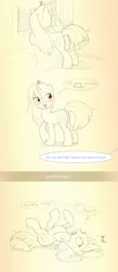 Size: 1227x2816 | Tagged: safe, artist:sherwoodwhisper, derpibooru import, oc, oc:eri, unofficial characters only, mouse, pony, unicorn, comic, dialogue, female, mare